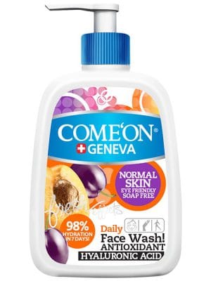 شوینده صورت کامان مناسب پوست نرمال حجم 500 میل